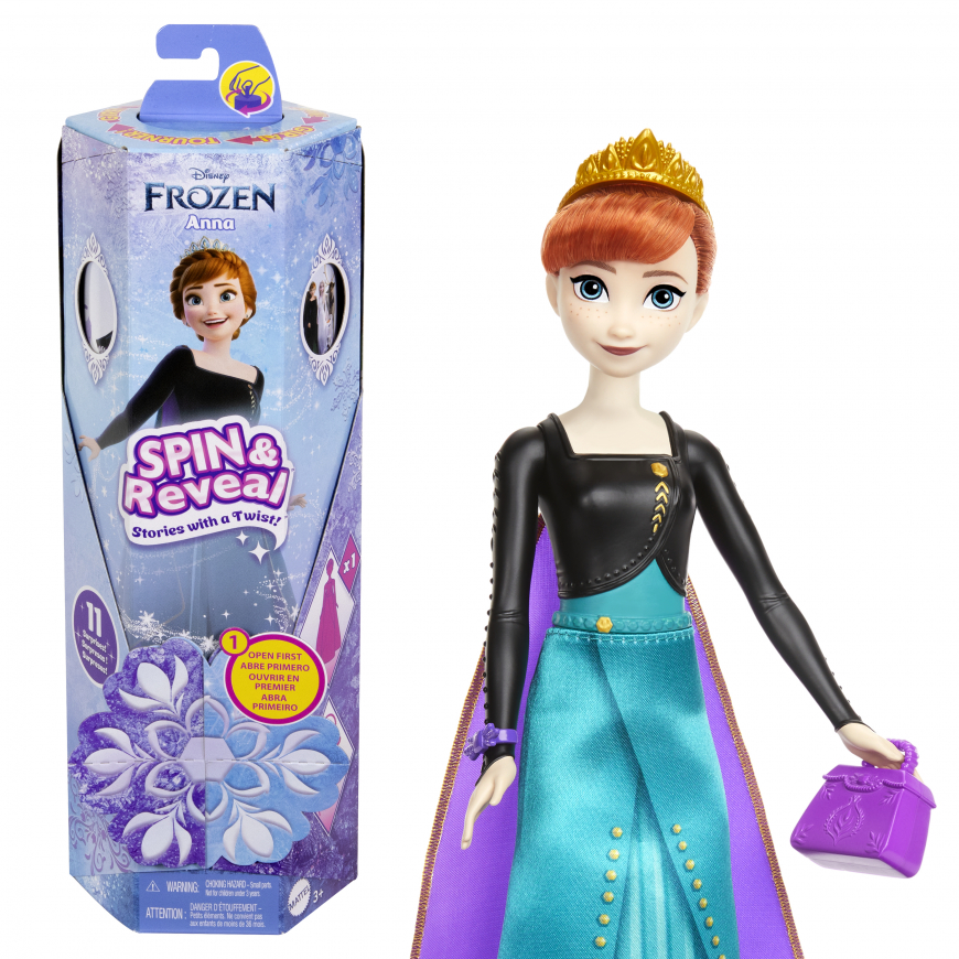 Disney Princess Spin and Reveal  Anna doll