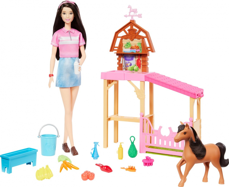 Barbie Mysteries The Great Horse Chase Renees Small Horse Nurturing Playset