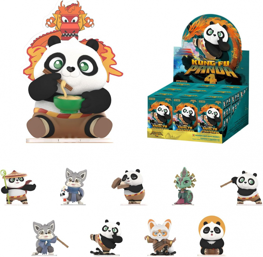 POP MART Kung Fu Panda 4 Blind Box Figures