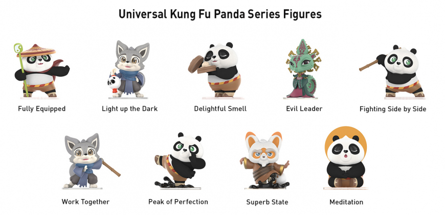 POP MART Kung Fu Panda 4 Blind Box Figures