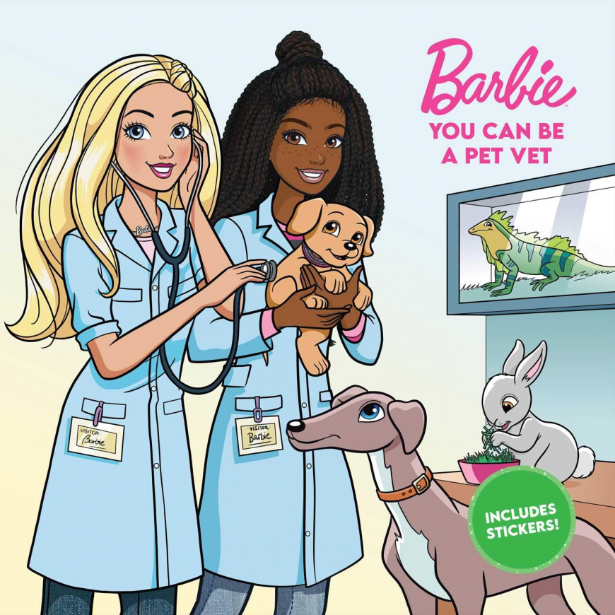 Barbie: You Can Be A Pet Vet Sticker Book