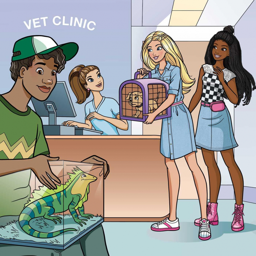 Barbie: You Can Be A Pet Vet Sticker Book