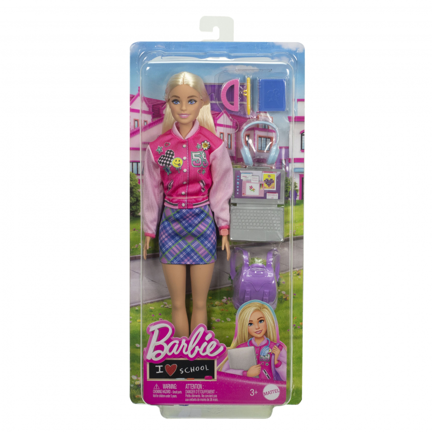 Barbie Back-to-School Doll 2024 I Love School Barbie set