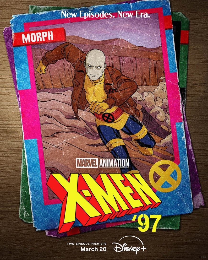 X-Men 97 posters as retro cards