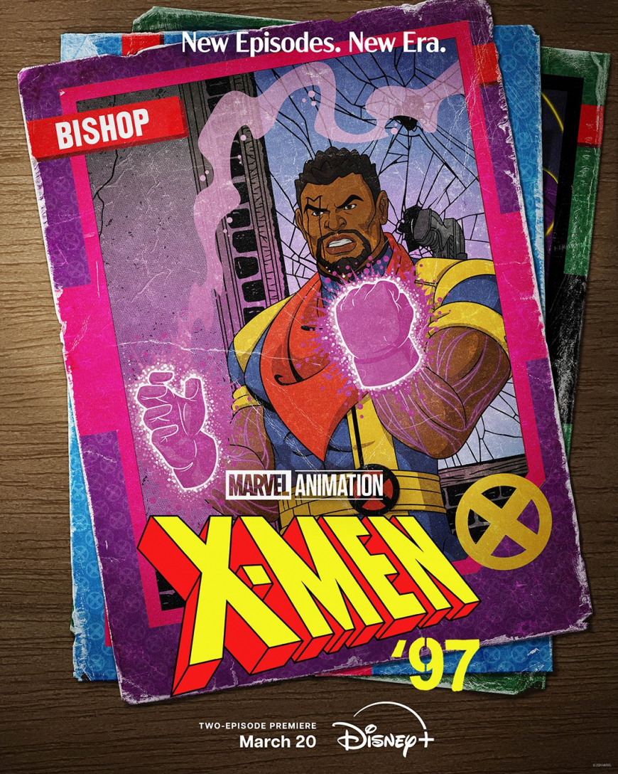 X-Men 97 posters as retro cards