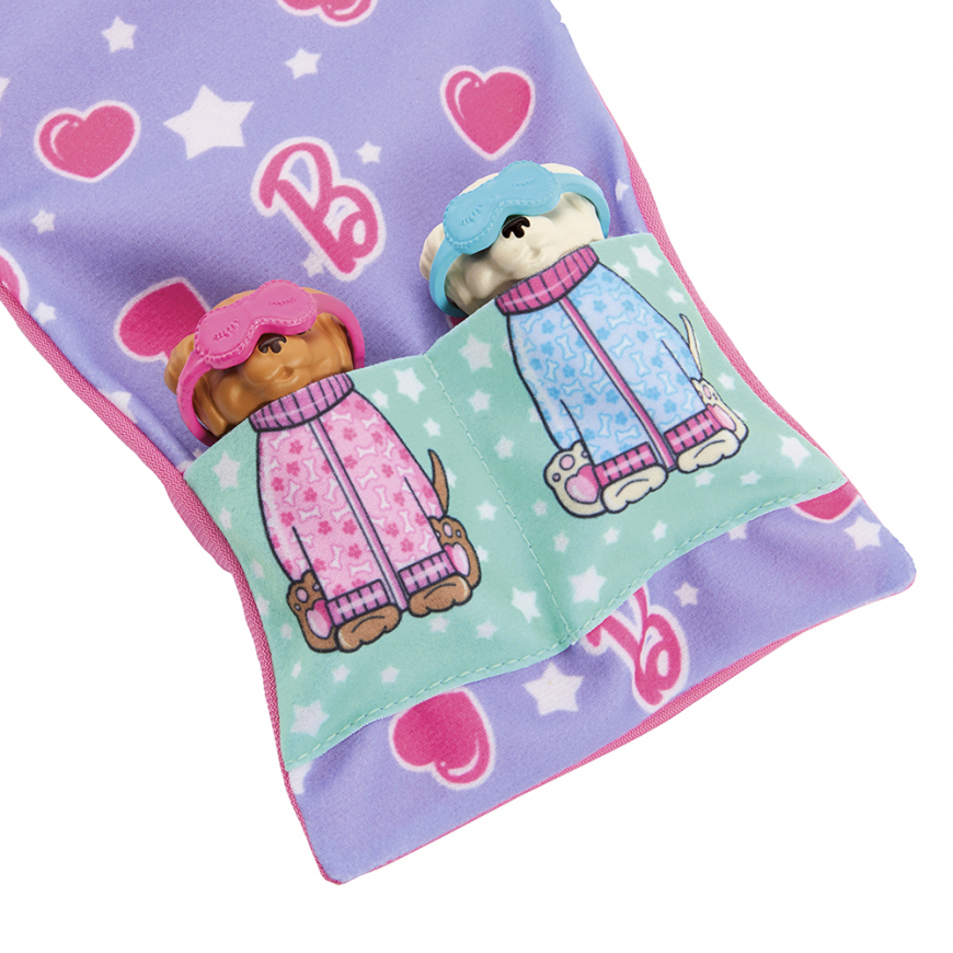 Barbie puppy slumber party playset with doll 2024