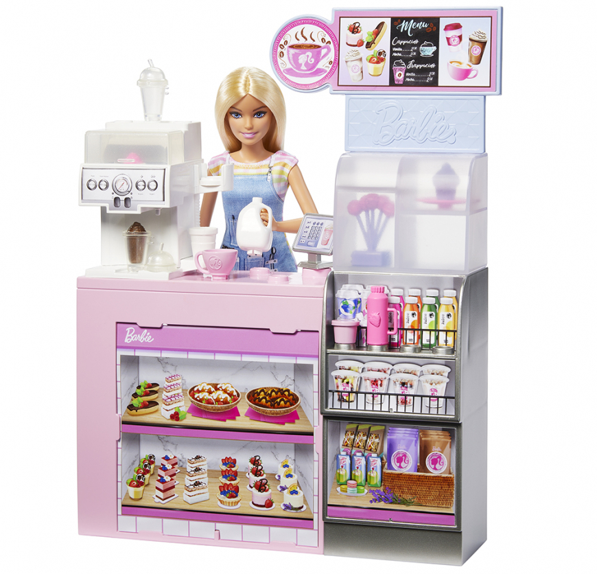 Barbie Coffee Shop 2024 playset with doll