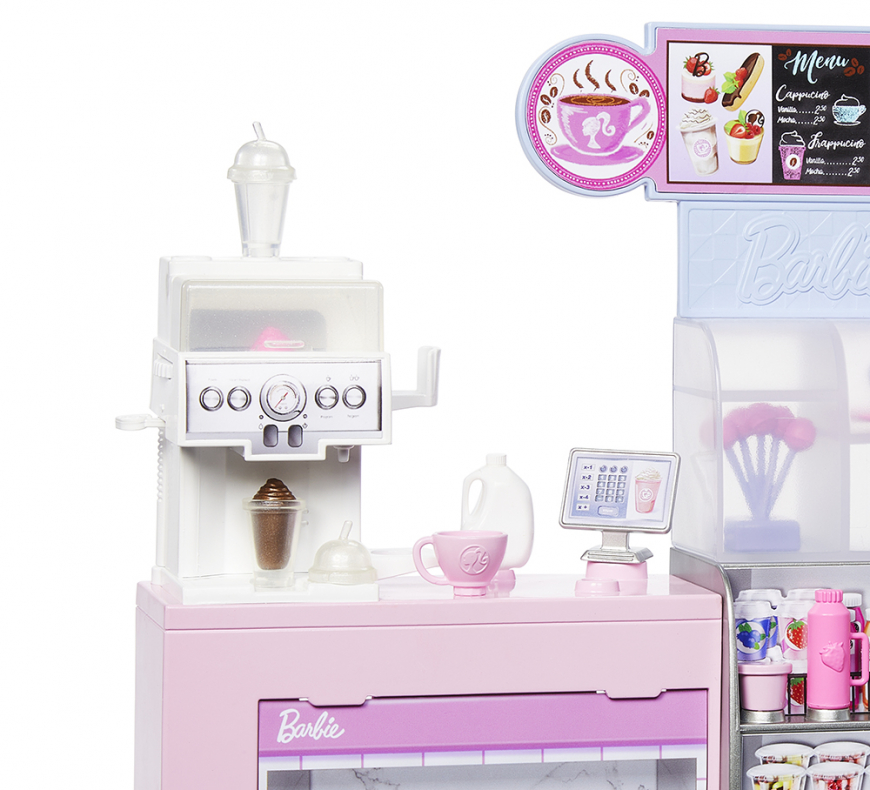 Barbie Coffee Shop 2024 playset with doll