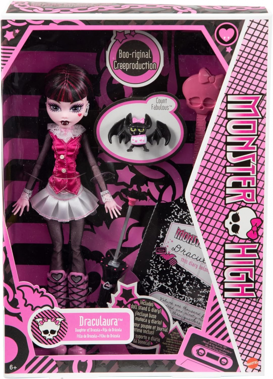 Monster High Draculaura Reproduction Doll 2024