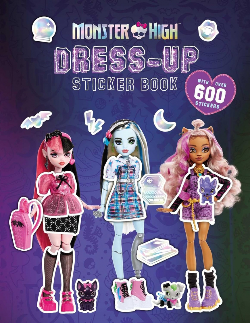 Monster High: Dress-Up Sticker Book 2024