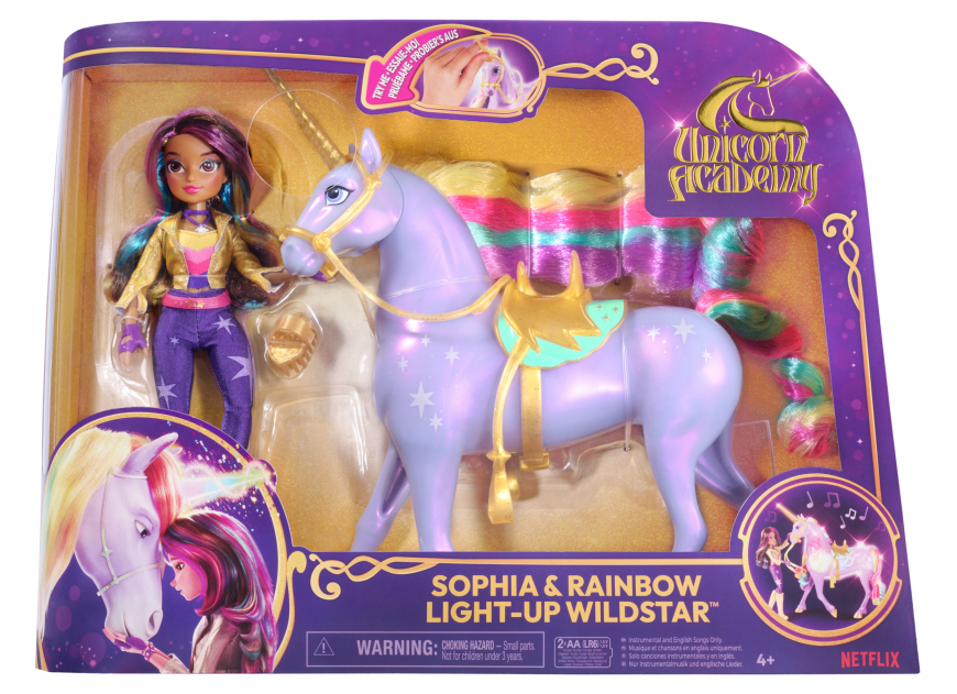 Unicorn Academy Sophia & Rainbow Light-up Wildstar
