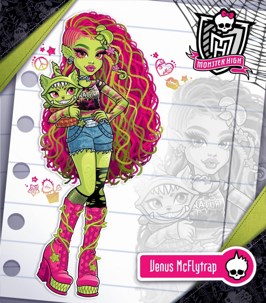 Monster High G3 dolls inspired art