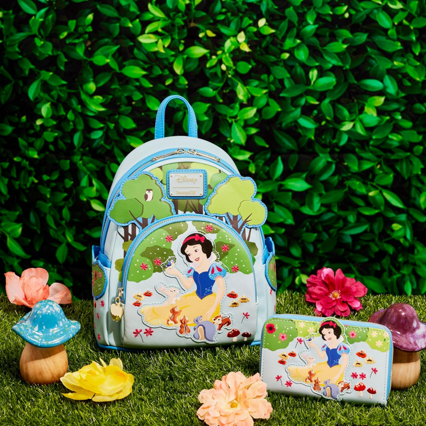 Loungefly Disney Snow White Forest Scene Mini-Backpack and Wallet