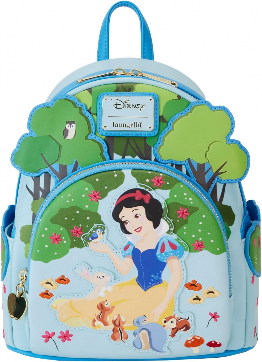 Loungefly Disney Snow White Forest Scene Mini-Backpack and Wallet