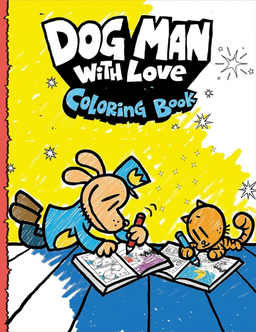 Dog Man Coloring Book: The Official Dog Man with Love