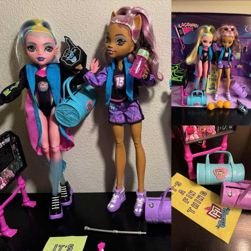 New Monster High G3 After Ghoul Activities playset with Lagoona and Clawdeen Wolf dolls photos