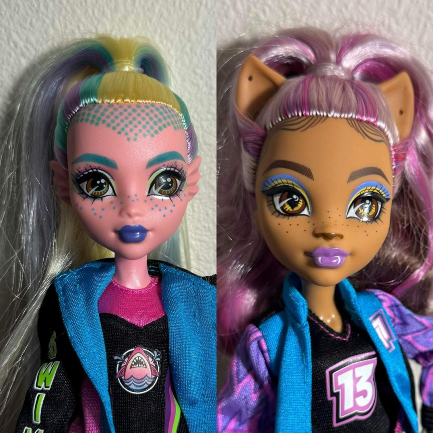 New Monster High G3 After Ghoul Activities playset with Lagoona and Clawdeen Wolf dolls photos