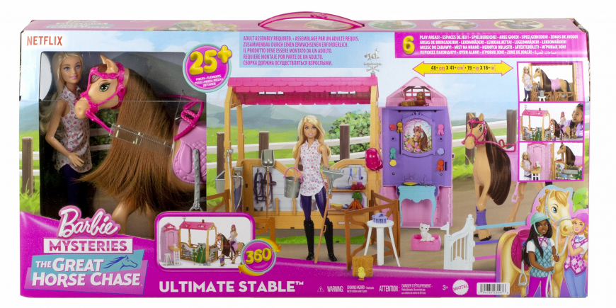 Barbie Mysteries The Great Horse Chase Ultimate Stable Playset