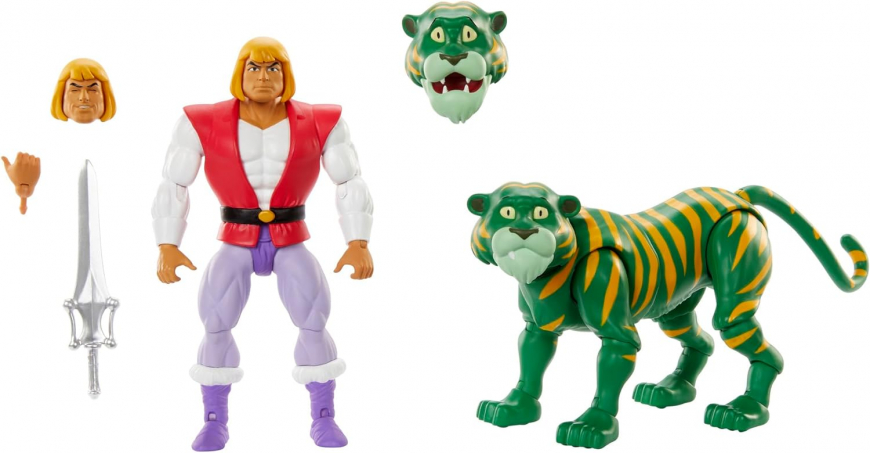 Masters of the Universe Origins Action Figure 2-Pack Prince Adam and Cringer