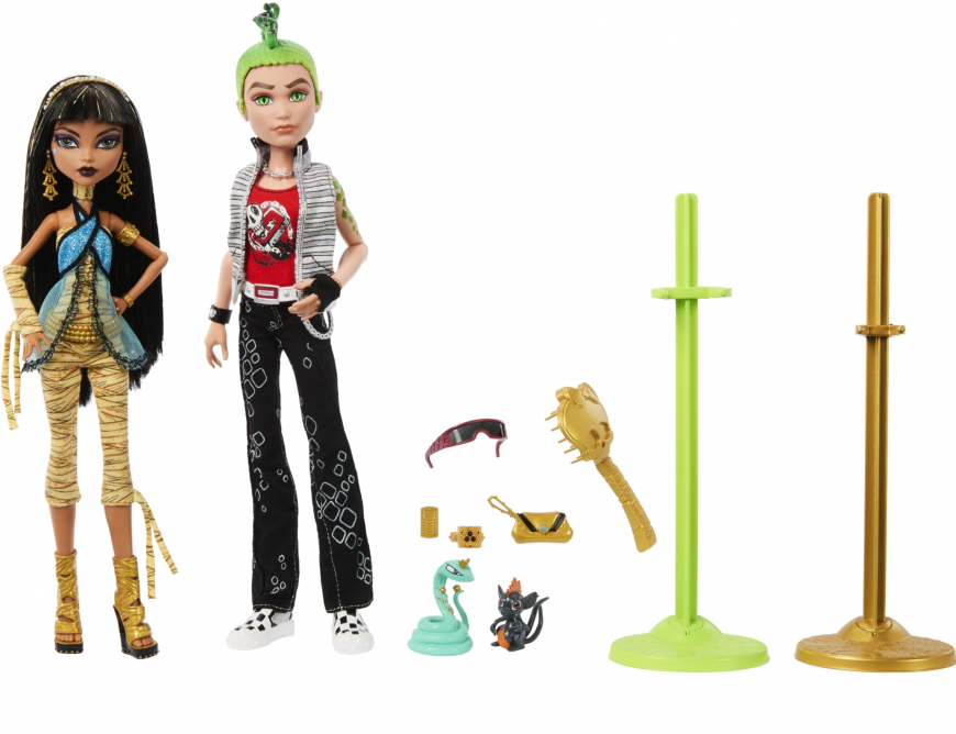 Monster High Creeproduction Cleo de Nile and Deuce Gorgon 2 pack 2024 dolls