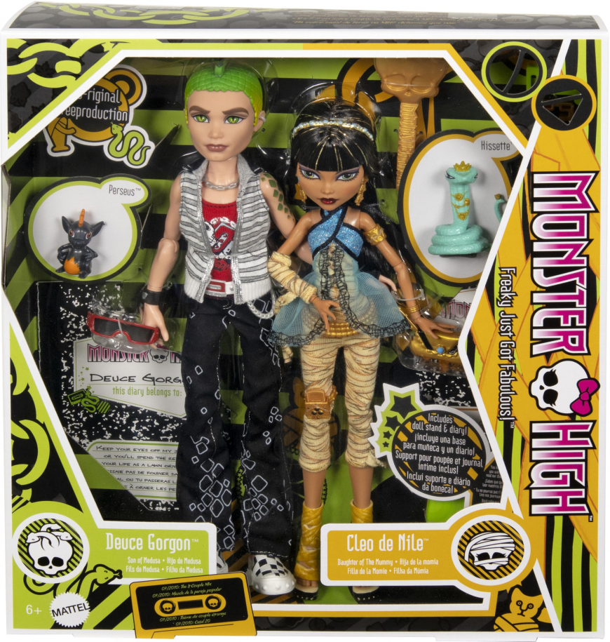 Monster High Creeproduction Cleo de Nile and Deuce Gorgon 2 pack 2024 dolls