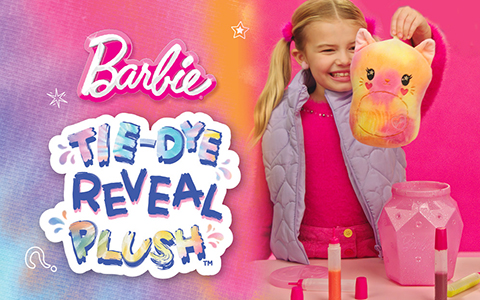 Barbie Tie-Dye Reveal Plush Toys