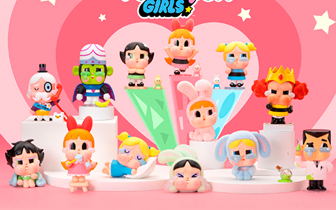 POP MART Crybaby x Powerpuff Girls Series Blind Box Figures