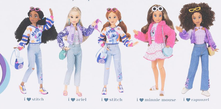 New Disney Ily 4ever dolls 2024: 2 I Love Stitch dolls and new I Love Ariel doll