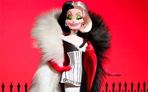 Disney Darkness Descends Cruella De Vil Doll from Mattel