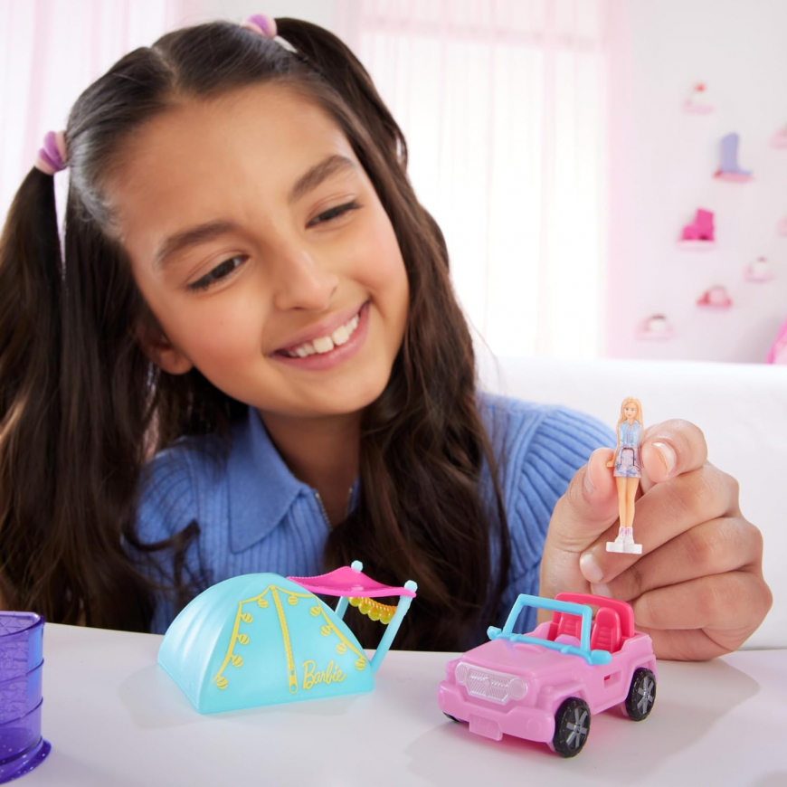 Barbie Mini BarbieLand Mini Jeep set