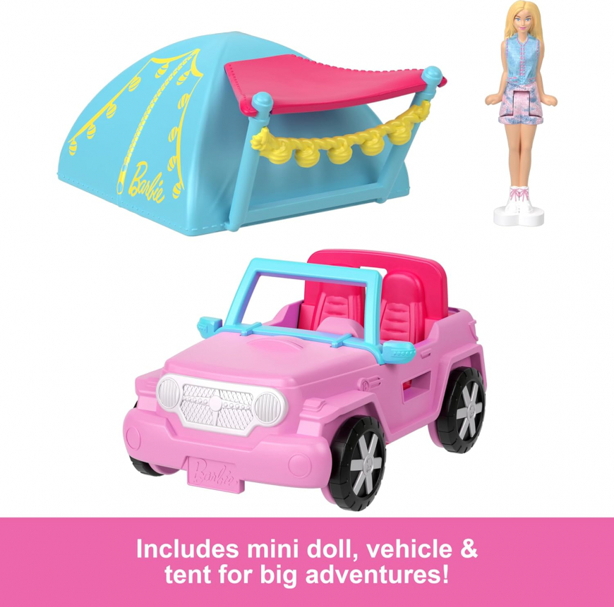 Barbie Mini BarbieLand Mini Jeep set