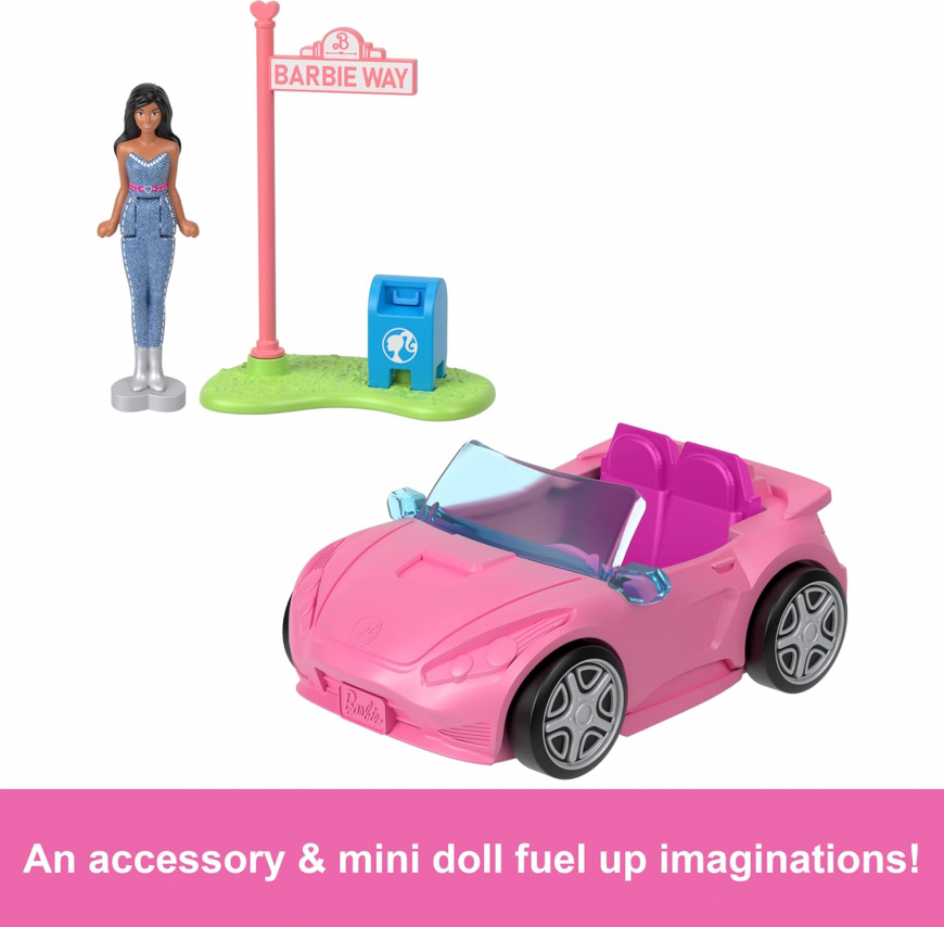 Barbie Mini BarbieLand cabriolet set