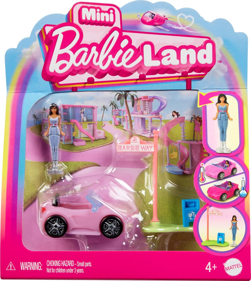 Barbie Mini BarbieLand cabriolet set