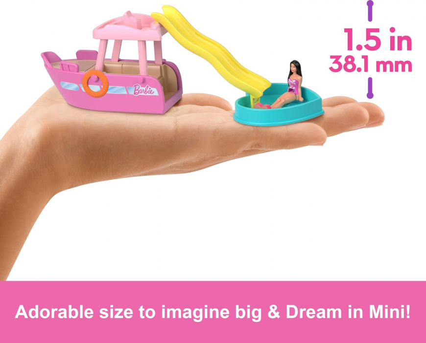 Barbie Mini BarbieLand Mini Dreamboat and doll