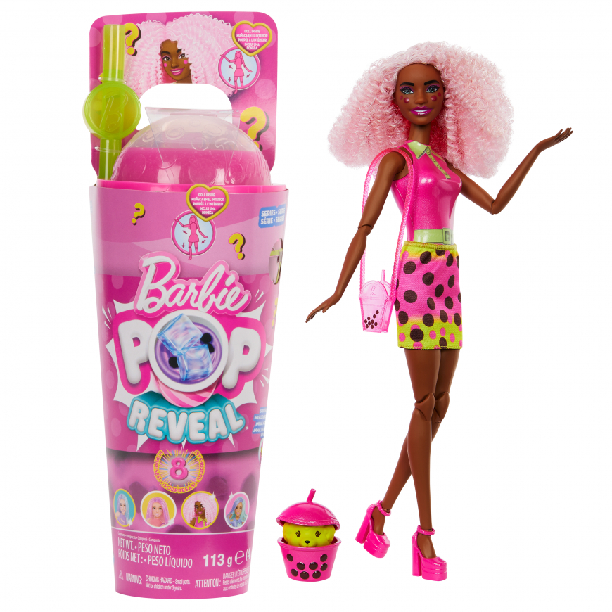 Barbie Pop Reveal Bubble Tea Series 2024 Berry Bliss doll