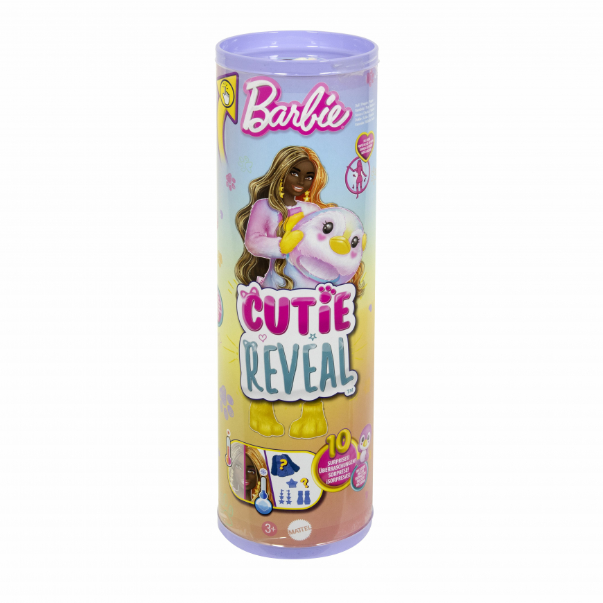 Barbie Cutie Reveal Color Dreams Series Penguin doll  HRK40