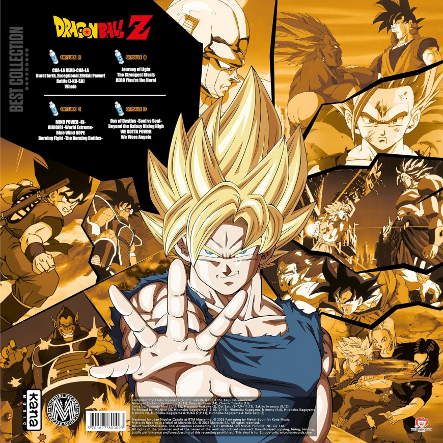 Dragon Ball Z Original Soundtrack Orange Vinyl