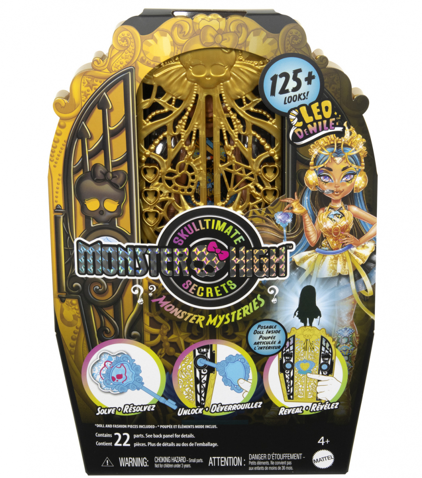 Monster High Skulltimate Secrets series 4 Monster Mysteries Cleo de Nile doll box