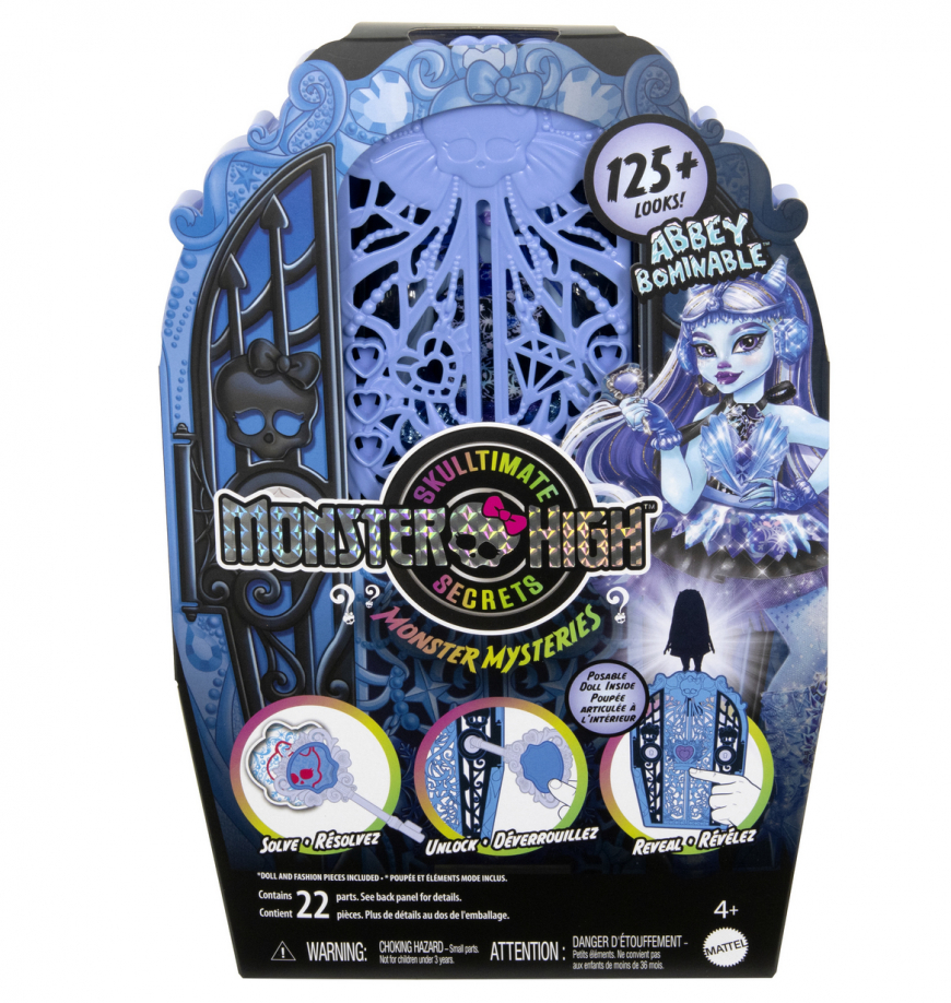 Monster High Skulltimate Secrets series 4 Monster Mysteries Abbey doll box
