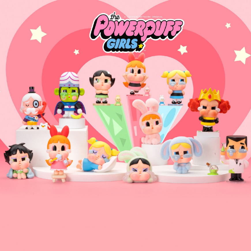 POP MART Crybaby x Powerpuff Girls Series Blind Box Figures