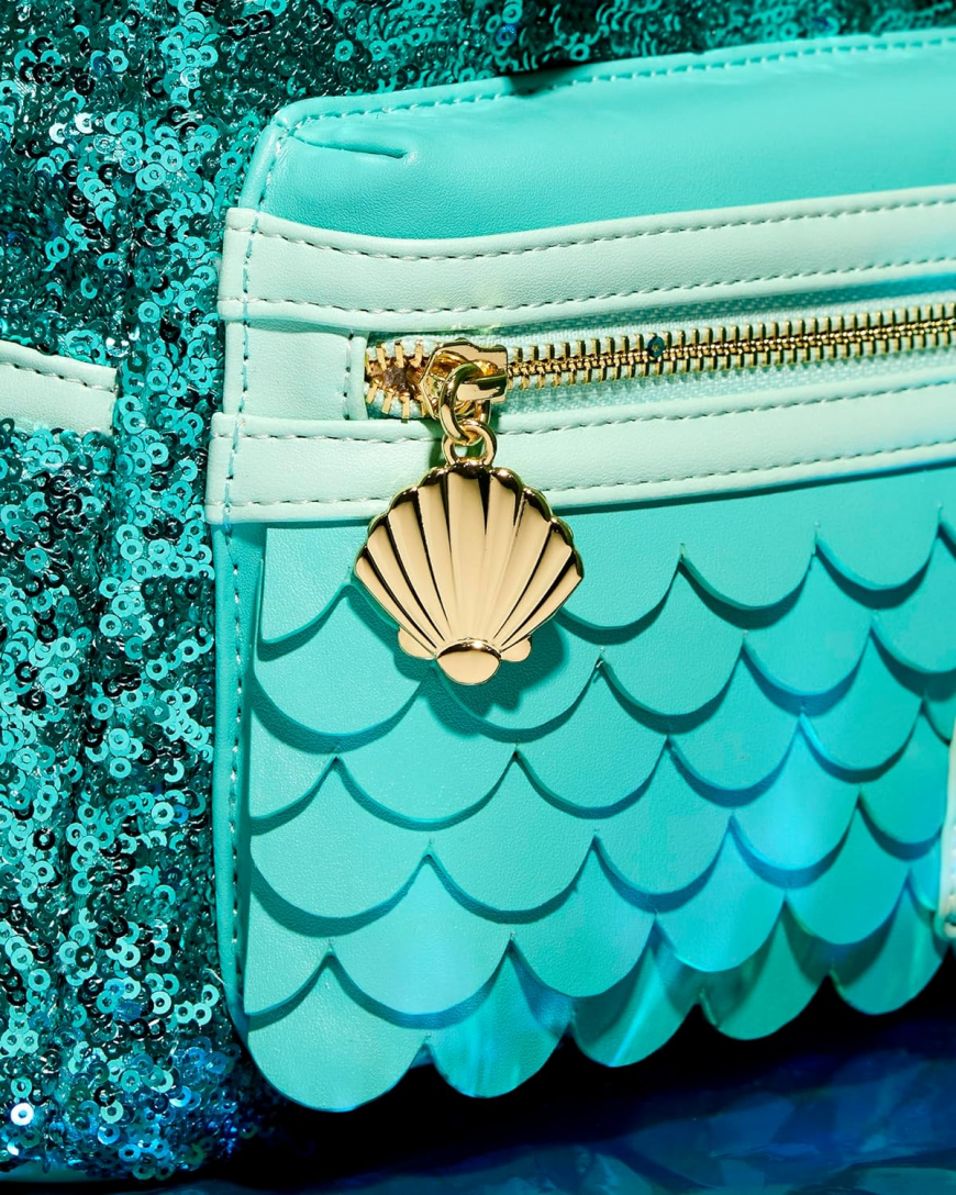 Loungefly Disney The Little Mermaid Sequins Collection Mini-backpack