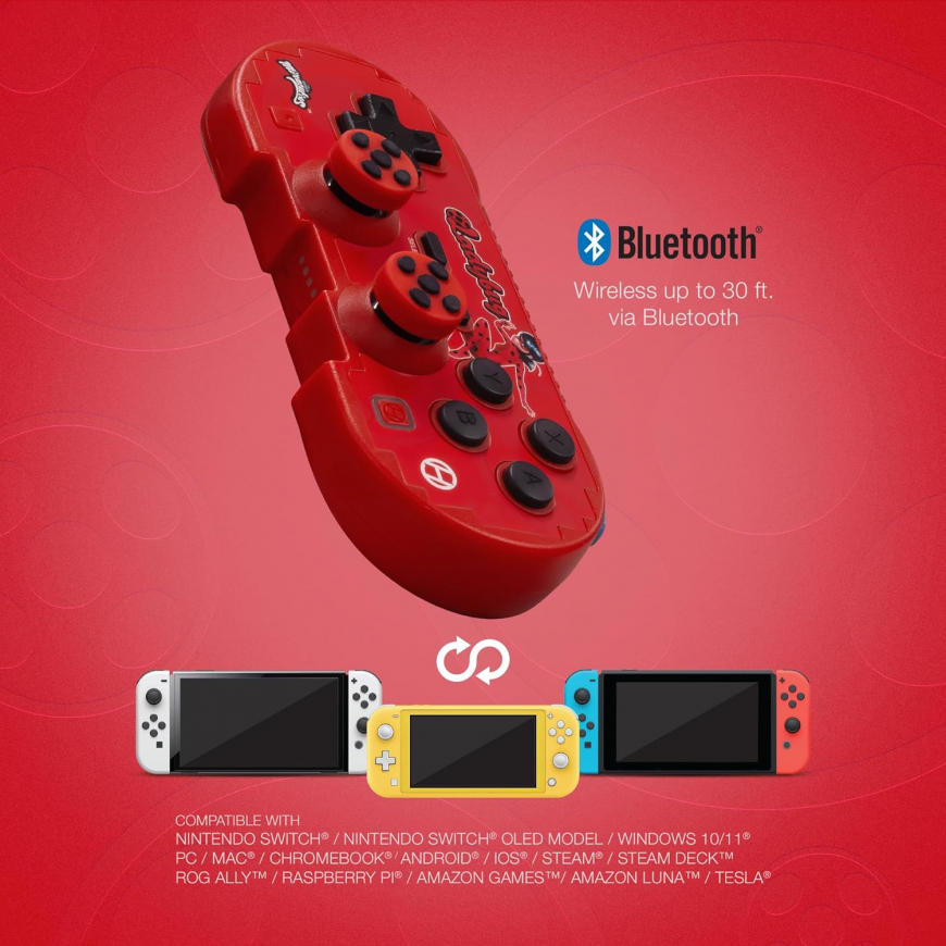 Hyperkin Limited Edition Bluetooth Controller Miraculous Ladybug Edition