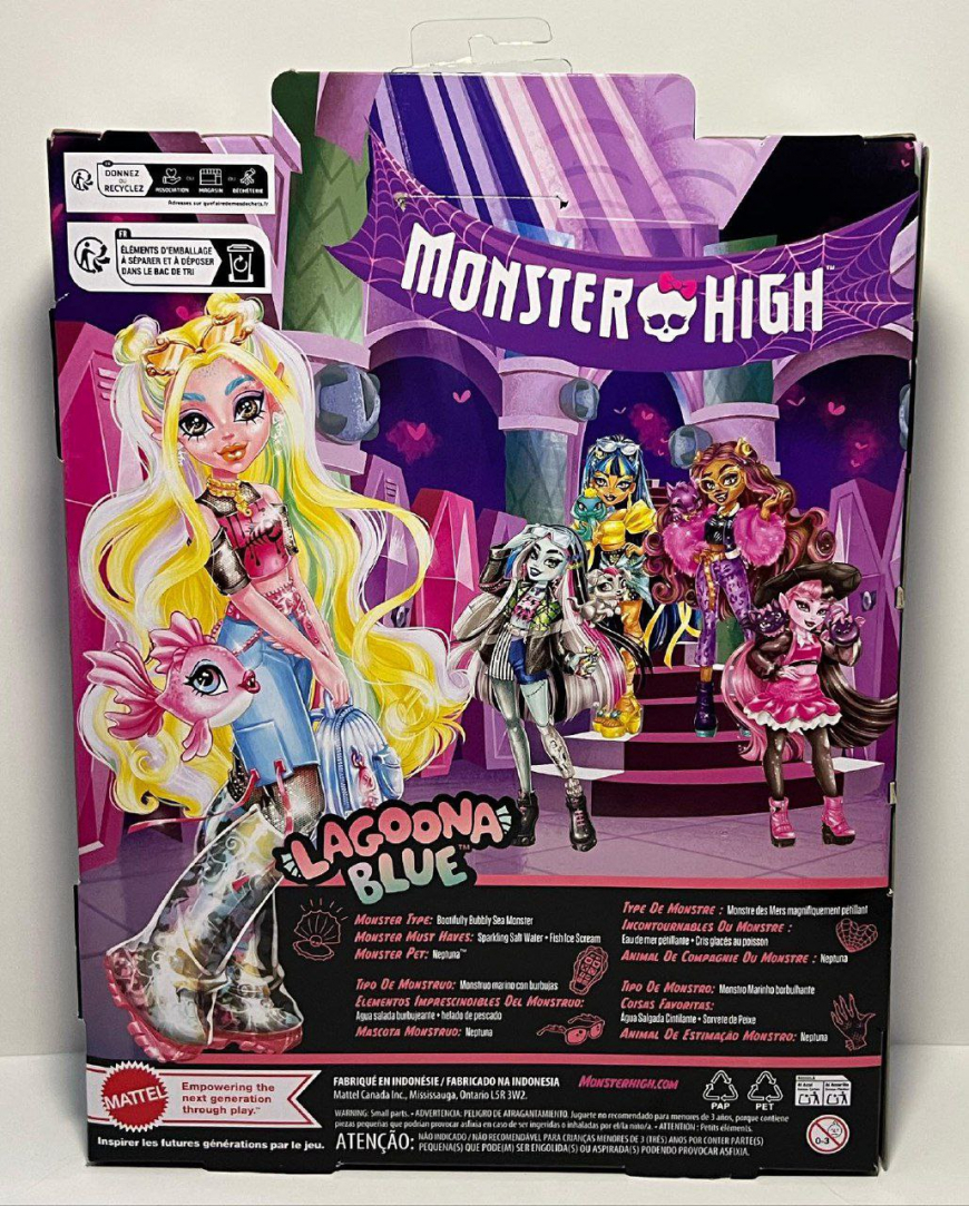 New Monster High Core Refresh Frankie Stein, Lagoona Blue and Cleo de Nile G3 dolls 2024 in real life photos