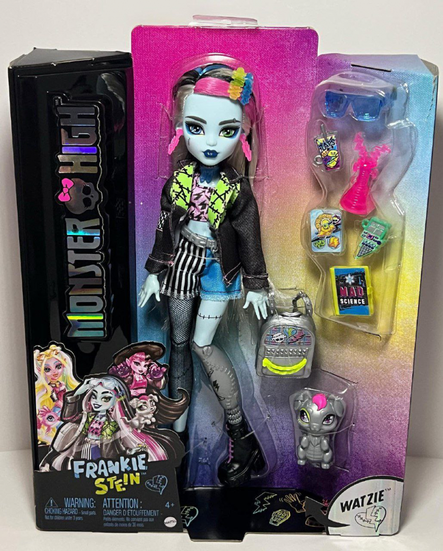 New Monster High Core Refresh Frankie Stein, Lagoona Blue and Cleo de Nile G3 dolls 2024 in real life photos