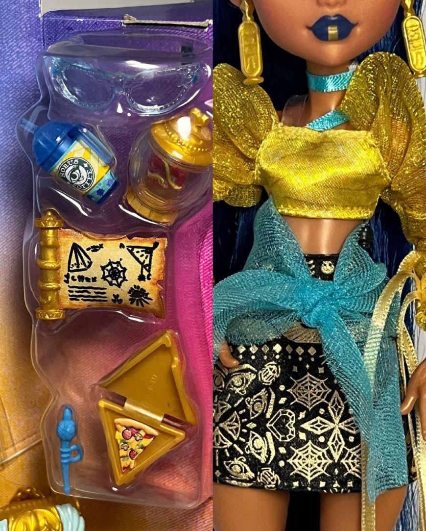 New Monster High Core Refresh Frankie Stein, Lagoona Blue and Cleo de Nile G3 dolls 2024 in real life photos