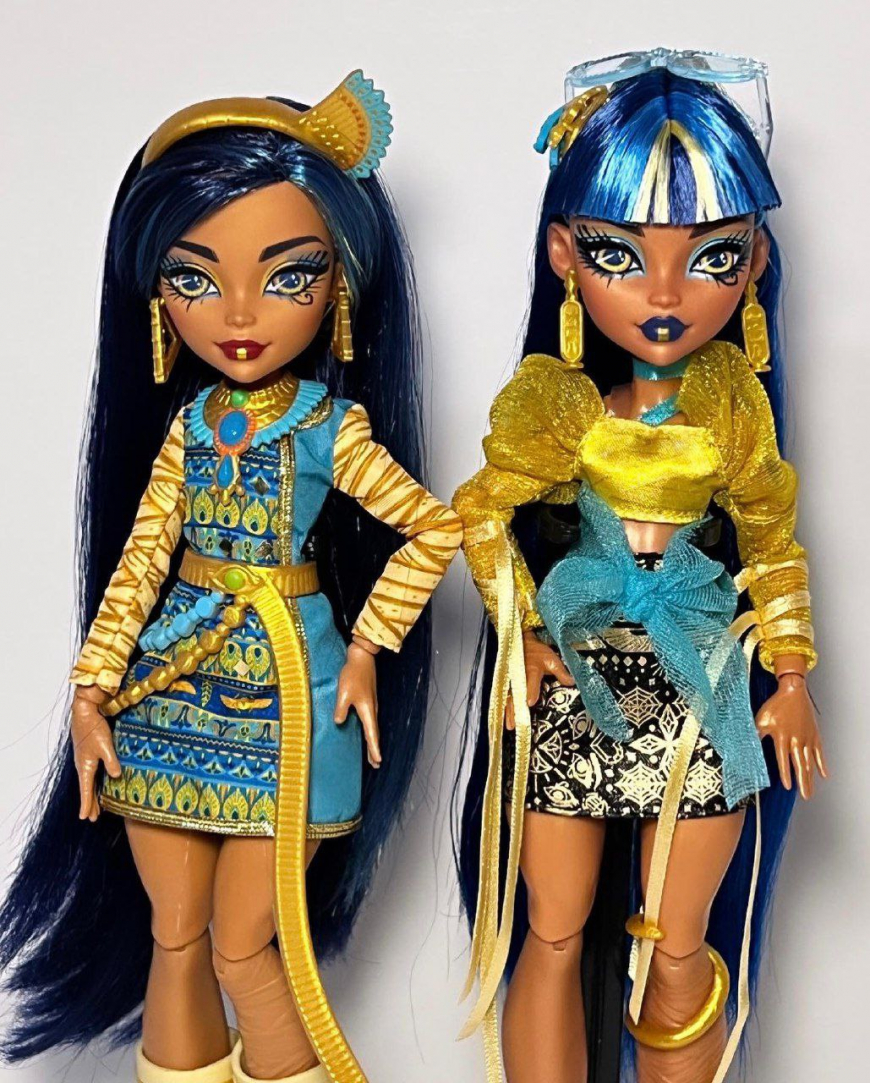 New Monster High Core Refresh Frankie Stein, Lagoona Blue and Cleo de Nile G3 dolls 2024 in real life photos