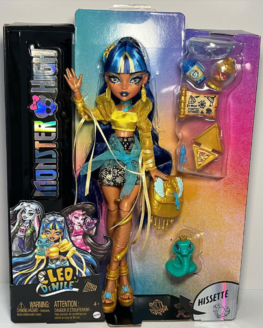 New Monster High Core Refresh Frankie Stein, Lagoona Blue and Cleo de Nile G3 dolls 2024 in real life photos