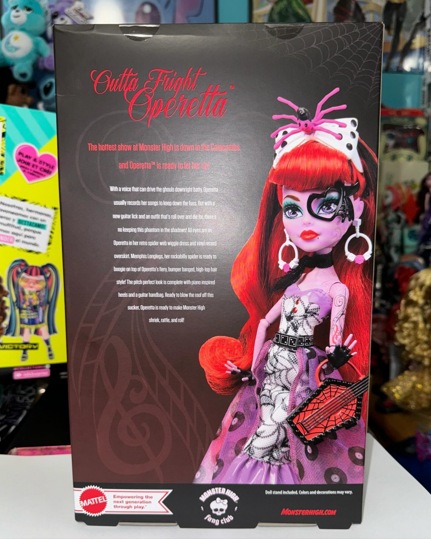 Monster High Outta Fright Operetta doll  in real life photos