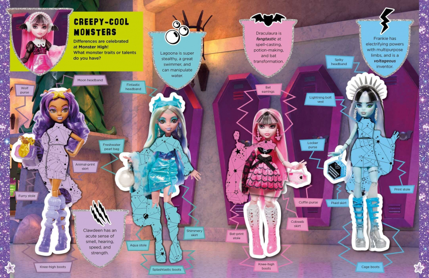 Monster High: Dress-Up Sticker Book 2024