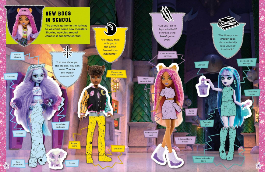 Monster High: Dress-Up Sticker Book 2024